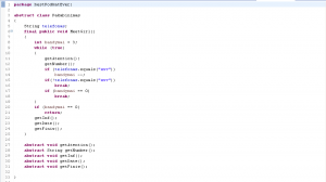 Отчёт от 11308 за Template method / Template Method - Girl - Abstract