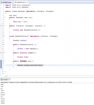 Отчёт от 11308 за Iterator / Iterator - Random