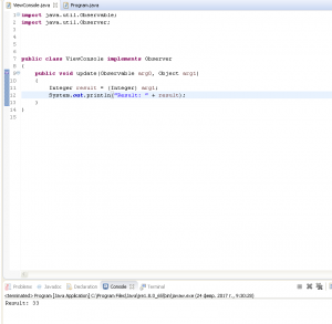 Отчёт от 11308 за MVC шаблон / MVC - Counter - ViewConsole
