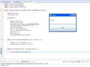 Отчёт от 11308 за MVC шаблон / MVC - Counter - ViewFrame