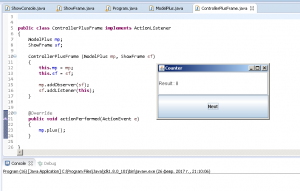 Отчёт от 11308 за MVC шаблон / MVC - Counter - ControllerPlusFrame