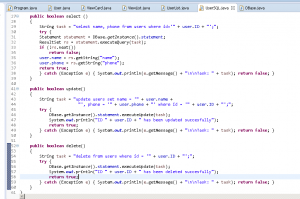 Отчёт от 11308 за MVC шаблон / MVC - PhoneBook - UserSQL - CRUD