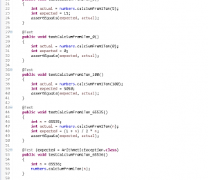 Отчёт от 11308 за Тестирование / JUnit - Exceptions