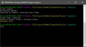 Отчёт от 11309 за Singleton / Singleton - Config - Git add