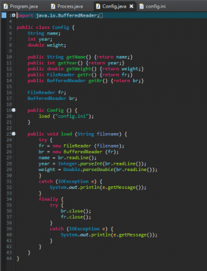 Отчёт от 11309 за Singleton / Singleton - Config - FileReader