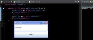 Отчёт от 11309 за MVC шаблон / MVC - Counter - ViewFrame