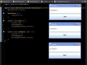 Отчёт от 11309 за MVC шаблон / MVC - Counter - ControllerPlusFrame