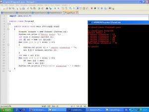 Отчёт от 11316 за J9. Массивы / ARRAY - Максима Массива