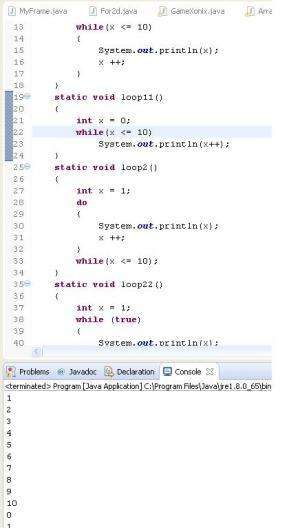 Отчёт от 11321 за J8. Циклопы / LOOP - Пока четыре цикла