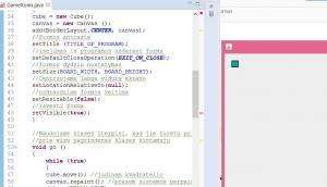 Отчёт от 11325 за Game Xonix / Перемещение кубика