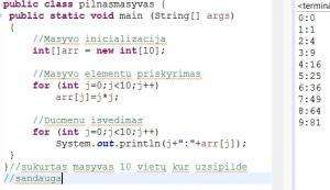 Отчёт от 11325 за J9. Массивы / ARRAY - Целый массив