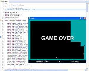 Отчёт от 11327 за Game Xonix / Поиграем?