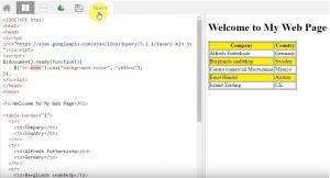 Отчёт от 11329 за Знакомство с jQuery / Понятие селектора и примеры