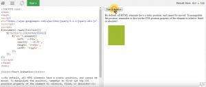 Отчёт от 11329 за Знакомство с jQuery / Эффекты анимации, продолжение