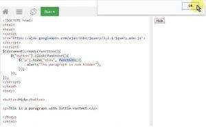 Отчёт от 11329 за Знакомство с jQuery / Функции обратного вызова