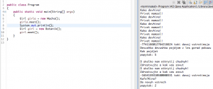 Отчёт от 11342 за Template method / Template Method - Girl - Program