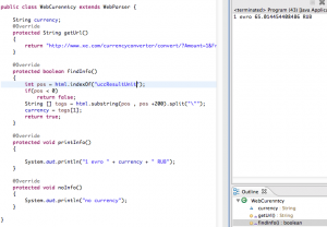 Отчёт от 11342 за Template method / Template Method - Web Parser - Currency