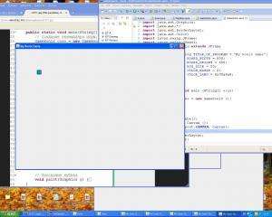 Отчёт от 11378 за Game Xonix / Перемещение кубика