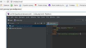 Отчёт от 11456 за PHP парсинг XML / Создание проекта
