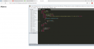 Отчёт от 11582 за Знакомство с jQuery / Синтаксис и простейший пример