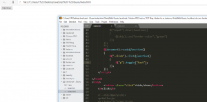 Отчёт от 11582 за Знакомство с jQuery / Эффекты скрытия и отображения