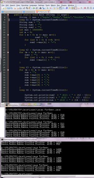 Отчёт от 11589 за J8. Циклопы / LOOP - Развёртка цикла