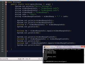 Отчёт от 11589 за J4. Типы / TYPE - Непримитивный тип String