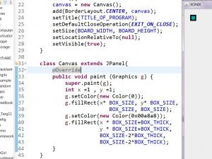 Отчёт от 11589 за Game Xonix / Координатный кубик