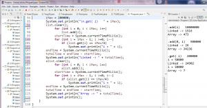 Отчёт от 11589 за JD. Коллекции / LIST - ArrayList против LinkedList