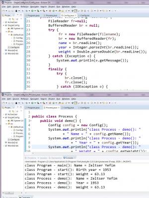 Отчёт от 11589 за Singleton / Singleton - Config - FileReader