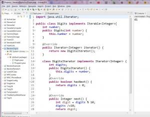 Отчёт от 11589 за Iterator / Iterator - Digits