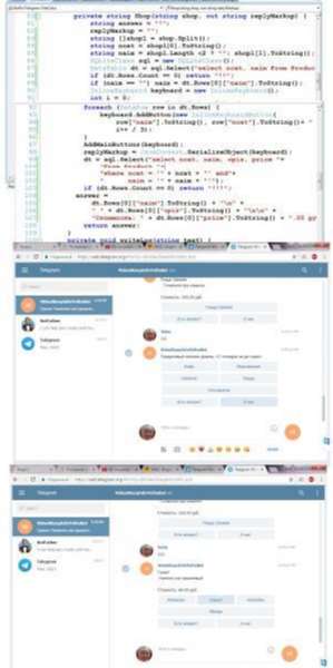 Отчёт от 11589 за API Telegram / Продуктовый магазин