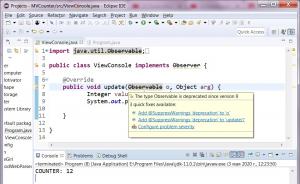 Отчёт от 11589 за MVC шаблон / MVC - Counter - ViewConsole