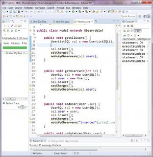 Отчёт от 11589 за MVC шаблон / MVC - PhoneBook - Model - Methods