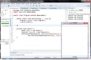 Отчёт от 11589 за MVC шаблон / MVC - PhoneBook - Controller - Model / ViewList