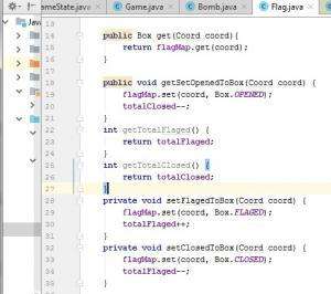 Отчёт от 11589 за Java Sweeper / Учёт зарытых флагов