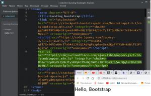 Отчёт от 11589 за Bootstrap-4 первые шаги / Основа и фреймворк