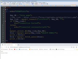 Отчёт от 11589 за Морской флот / Серверный флот - Как PHP дружит с MySQL