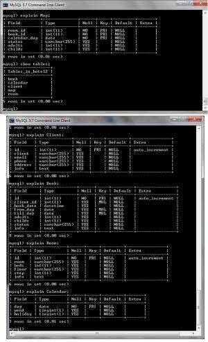 Отчёт от 11589 за БД - Управление гостиницей / SQL запросы для создания Базы