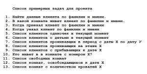 Отчёт от 11589 за БД - Управление гостиницей / Модель. Планирование.
