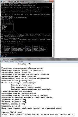 Отчёт от 11589 за БД - Управление гостиницей / Модель. Список задач.