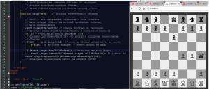 Отчёт от 11589 за НаноШахматы / JavaScript - Я тебя съем!
