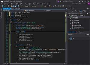Отчёт от 11610 за Новые технологии / VIP урок. C# + MySQL через DataSet