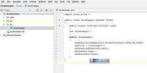 Отчёт от 12013 за Java Sweeper / Закрытие на выходе