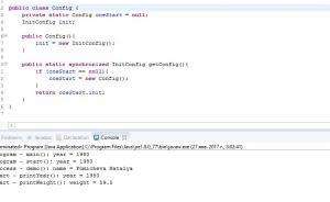 Отчёт от 1232 за Singleton / Singleton - Config - Cant extend