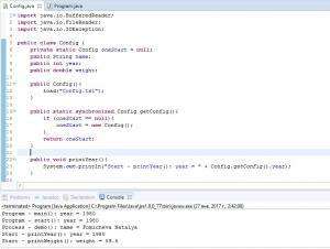 Отчёт от 1232 за Singleton / Singleton - Config - Using pattern