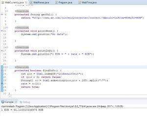 Отчёт от 1232 за Template method / Template Method - Web Parser - Currency