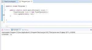 Отчёт от 1232 за MVC шаблон / MVC - Counter - ViewConsole