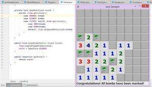 Отчёт от 1232 за Java Sweeper / Выбор из выбора