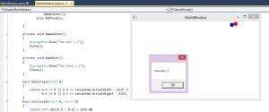 Отчёт от 1232 за Простой WPF  / WPF. Простая змейка. Эллипс на канвасе
